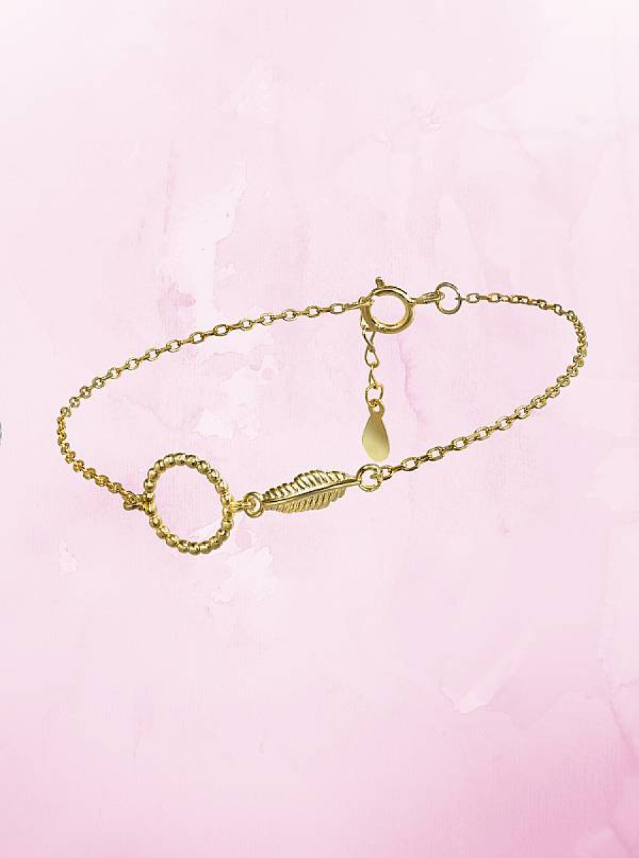 Chiguagua | Pulsera Pluma Gold