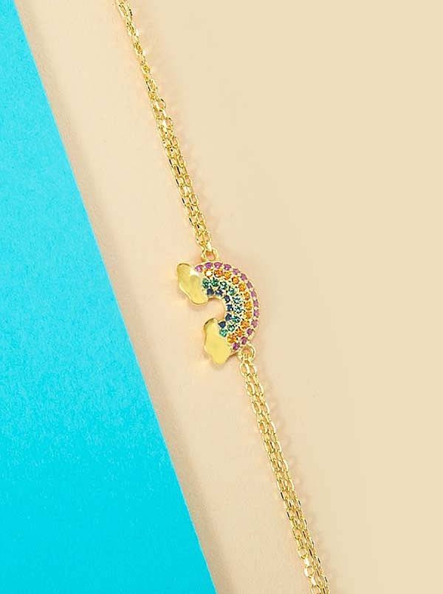 Chiguagua | Pulsera Rainbow Dorada