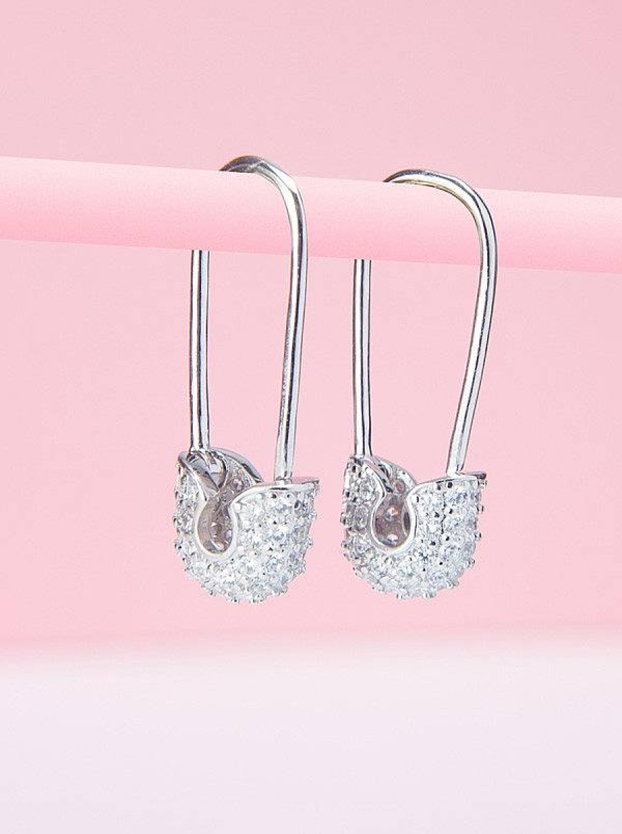 Chiguagua | Pendientes Imperdibles Silver Brillo