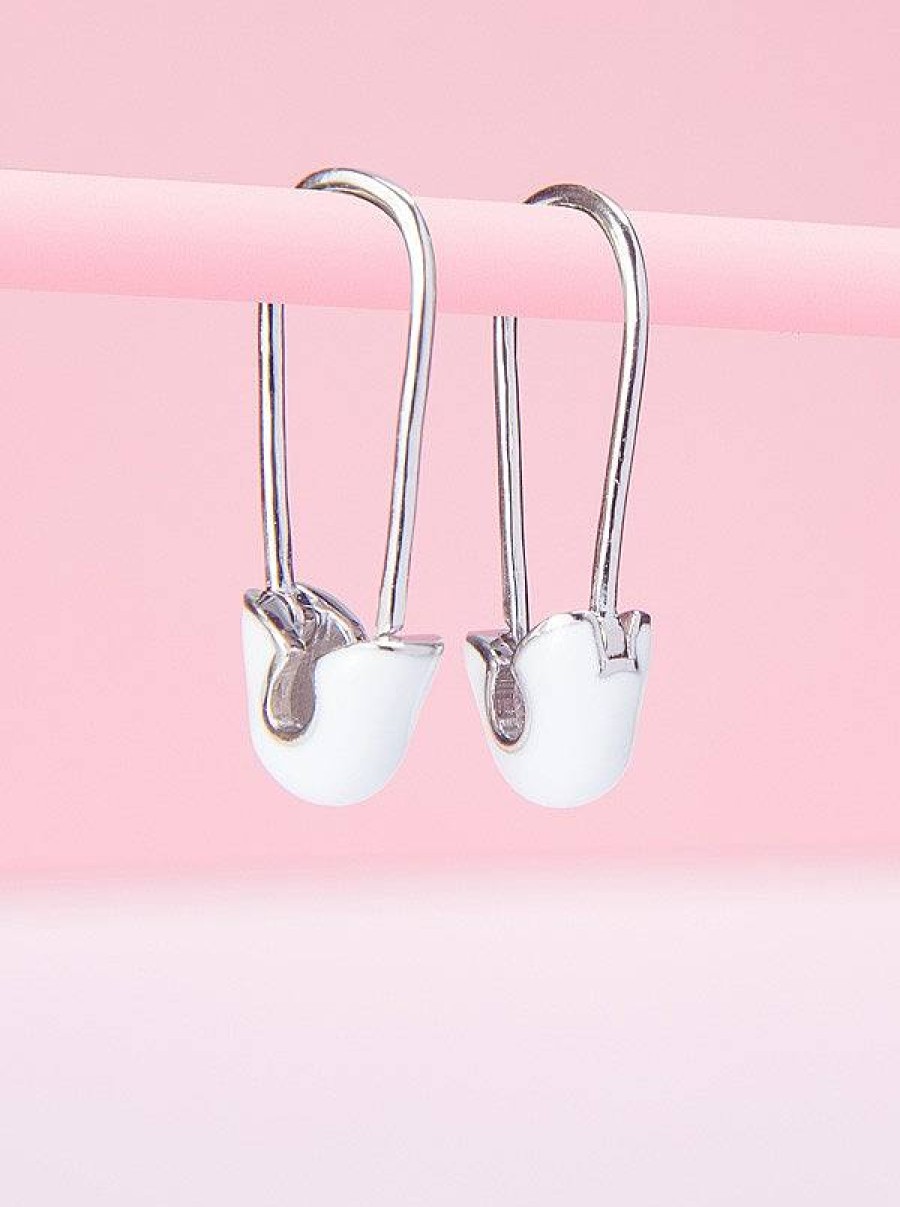 Chiguagua | Pendientes Imperdibles Silver White